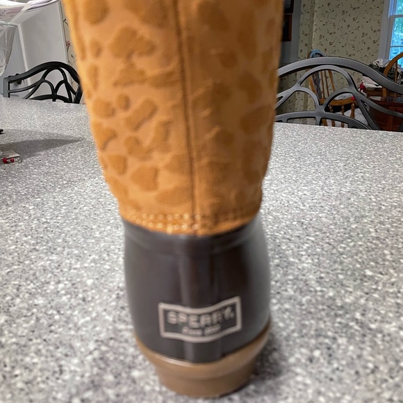 Sperry saltwater cheetah tan brand new boots - Picture 3 of 8